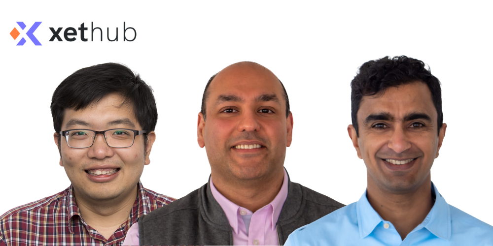 XetHub founders - Yucheng Low, Rajat Arya, Ajit Banerjee