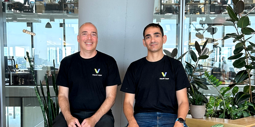 Visual Layer. Left:Visual Layer CEO Danny Bickson Right: Visual Layer CTO Amir Alush.