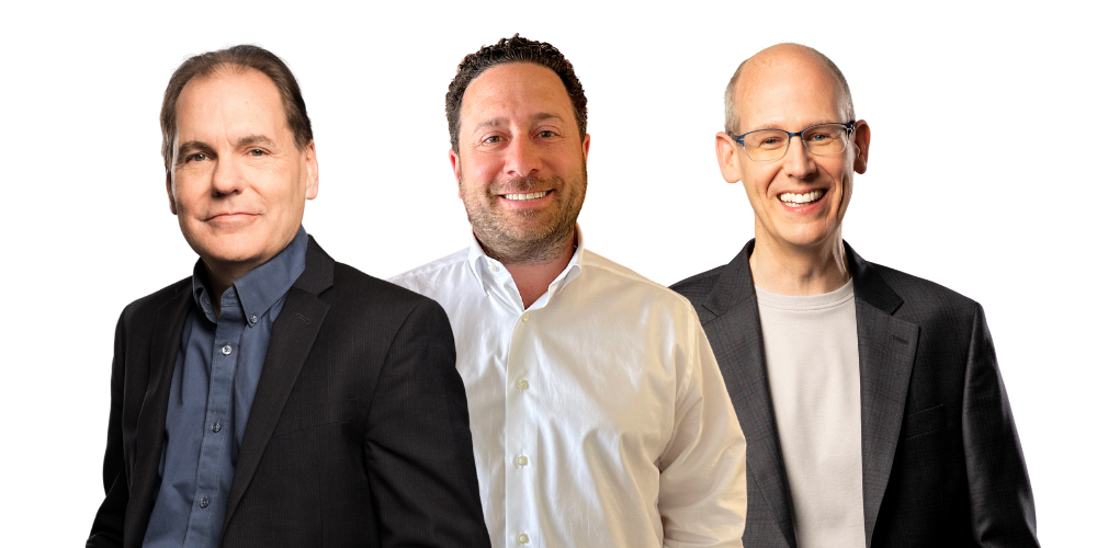 Welcome Venture Partners Loren Alhadeff, Mark Nelson, and Ted Kummert